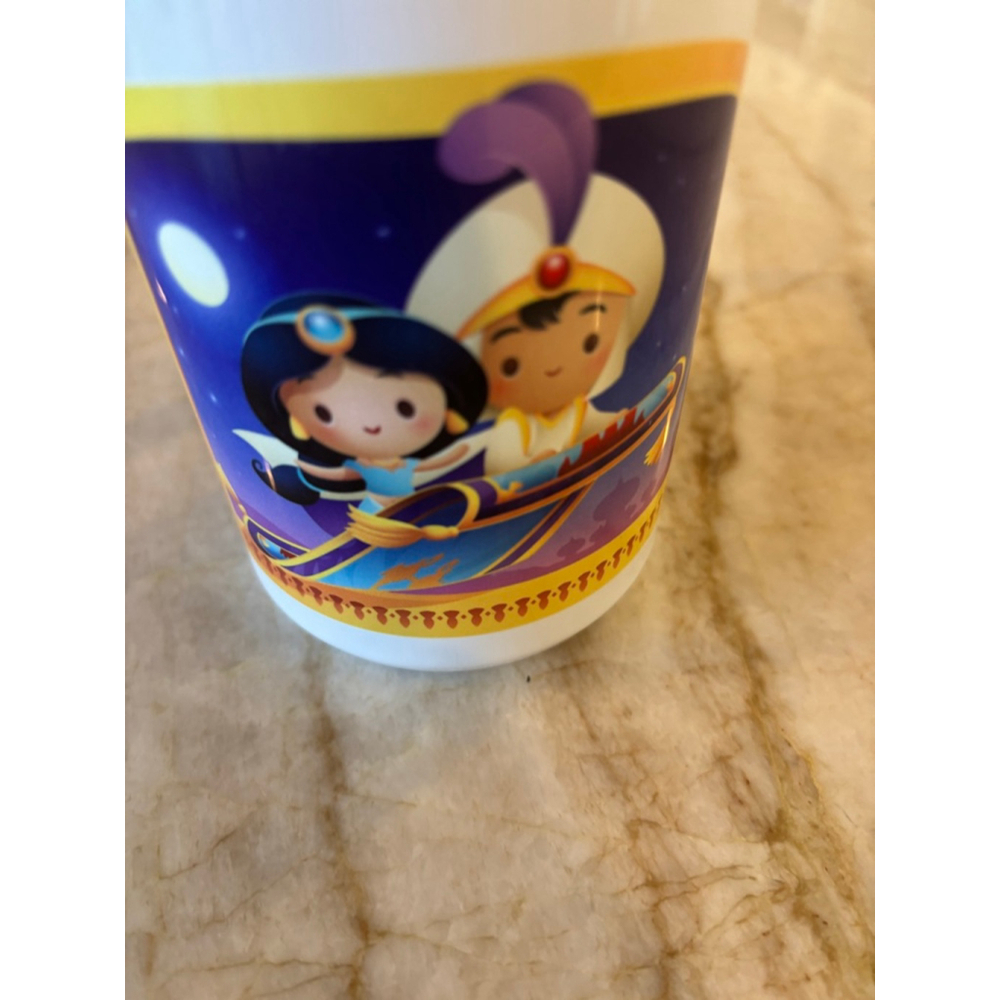 Disney Aladdin “cuties” White Yellow Mug One Size